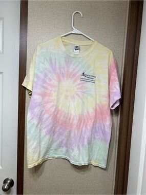 Unbranded Tie-Dye Pastel Swirl Short Sleeve Tee